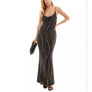 Jump Juniors Strappy Gown Slinky Slim Fit Size 1 2